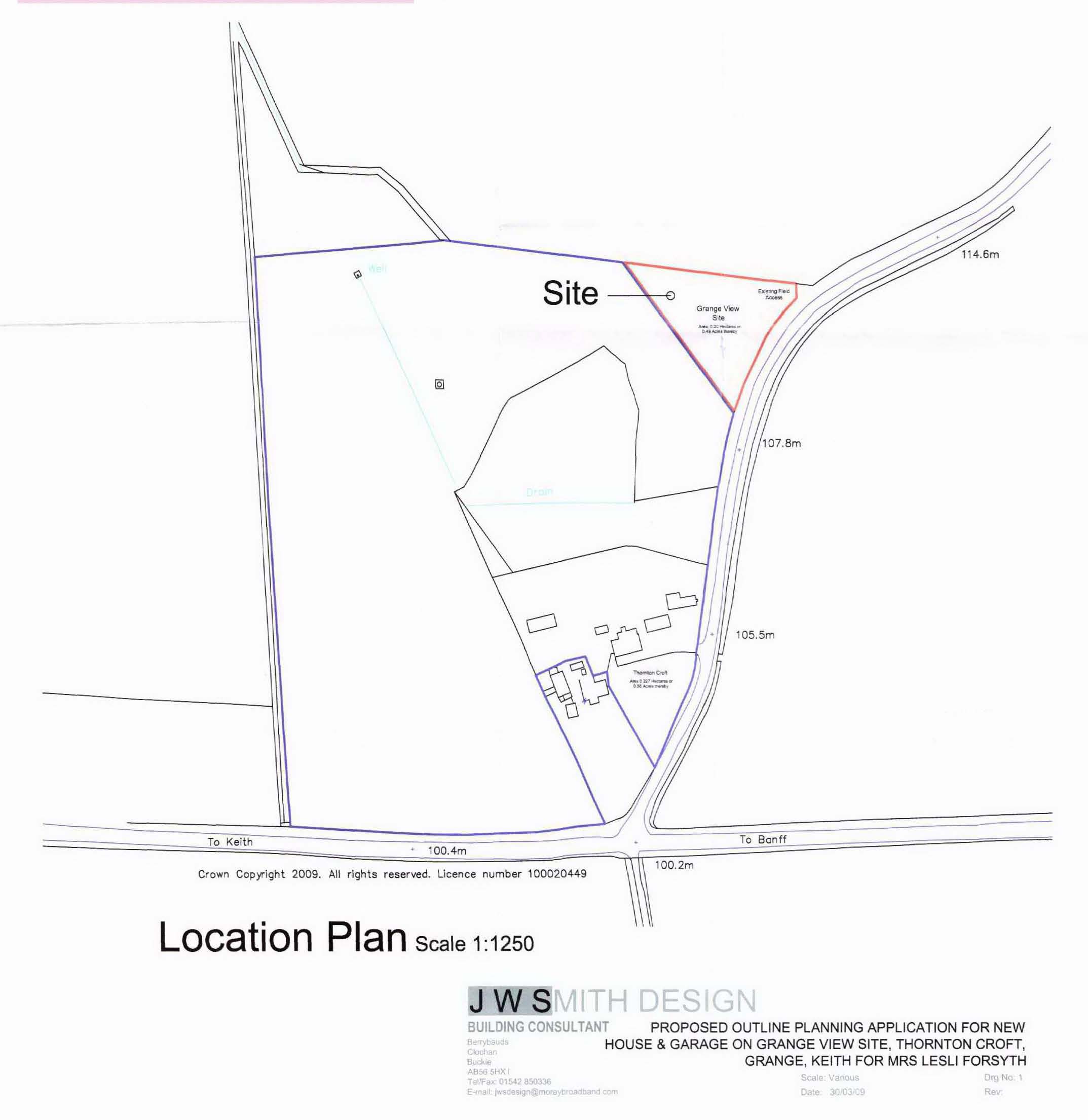 Property details for Plot at Grange View, Thornton, Grange, Keith, AB55 6SB Peterkins