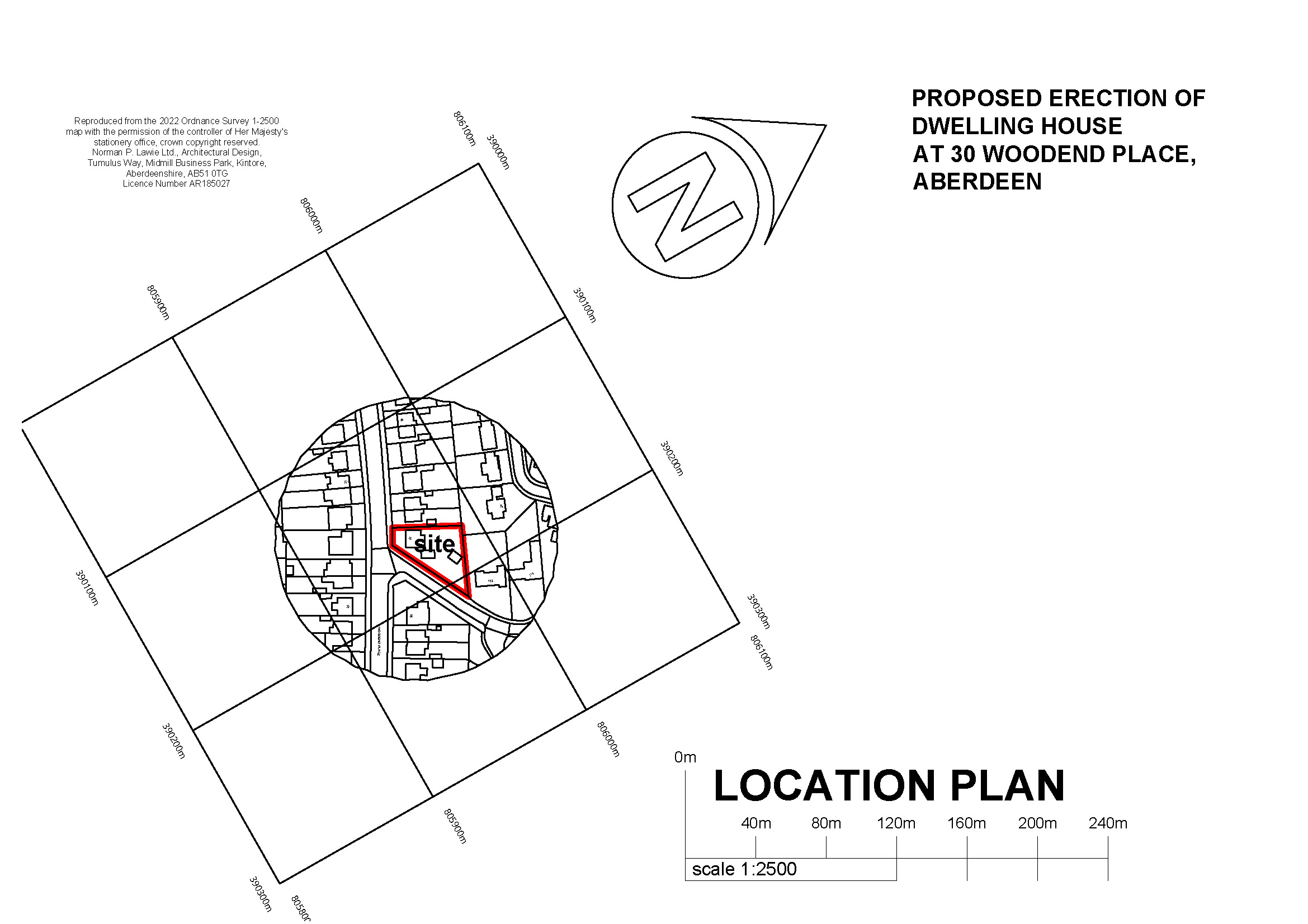 Property details for Plot at 30 Woodend Place, Aberdeen, AB15 6AN