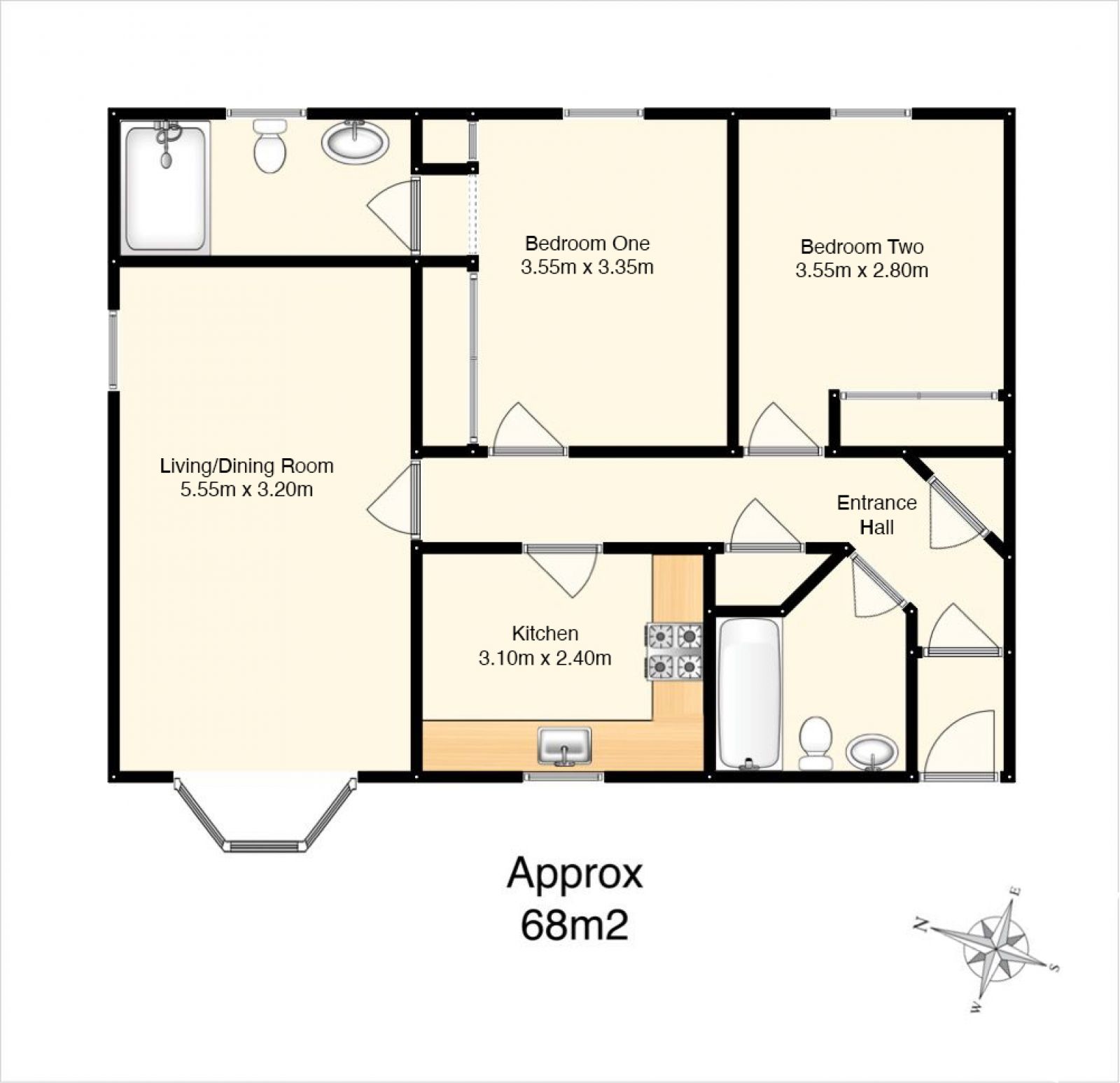9/4 Liberton Place, Edinburgh, EH16 6NA floor plan