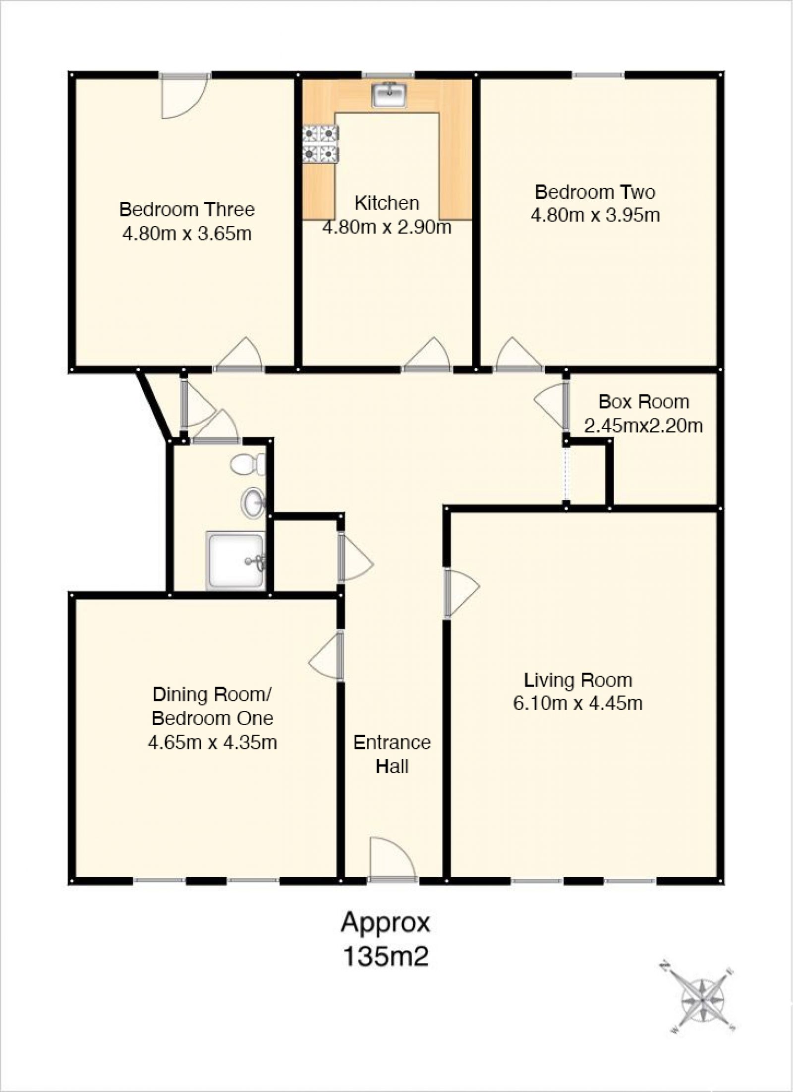 63 Newington Road, EDINBURGH, EH9 1QW floor plan